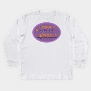 MUSIC Kids Long Sleeve T-Shirt